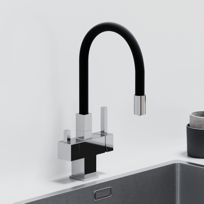 Смеситель для кухни SANCOS Arno с возможностью подключения фильтра для воды, цвет хром, арт. SC4005CH