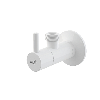 Угловой вентиль с фильтром 1/2"×1/2", круглый