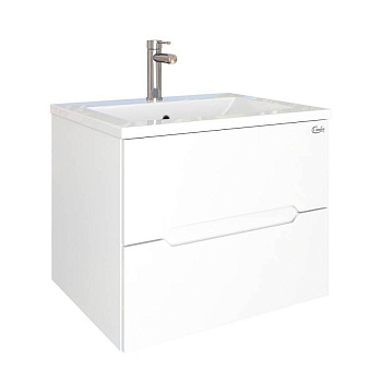 Тумба Onika Айленд 60 подвесная, белая (ум. Элина 60)