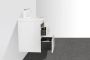Тумба с раковиной подвесная BelBagno PIETRA MINI 50 Stone, раковина белая Тумба с раковиной подвесная BelBagno PIETRA MINI 50 Stone, раковина белая