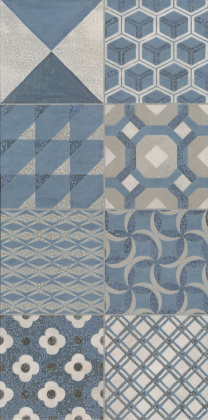 Декор VT\B416\11037R Онда 4 синий орнамент 30см*60см*9мм (1уп/4шт/0,72м2) бетон, шт Декор VT\B416\11037R Онда 4 синий орнамент 30см*60см*9мм (1уп/4шт/0,72м2) бетон, шт