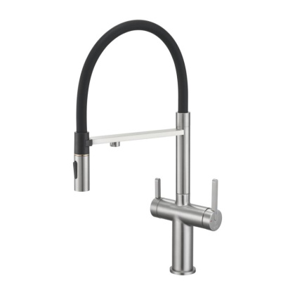 Смеситель для кухни с гибким изливом ROSE R458 R458L