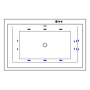 Ванна EXCELLENT Crown Lux 190x120 "SMART" (золото) Ванна EXCELLENT Crown Lux 190x120 "SMART" (золото)