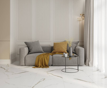 Керамогранит Laparet Golden White Statuario полированный 60x60 (4шт_1,44м2), м2