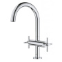 Смеситель для раковины Grohe Atrio корпус высокий хром (21019003)