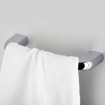 Держатель полотенец Berkel, 24,8х2,5х9 см, хром, K-6832