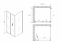 Душевой уголок ABBER Sonnenstrand AG07110-S85