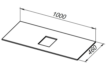 Столешница Allen Brau Infinity 100 1.21012.ON оникс Столешница Allen Brau Infinity 100 1.21012.ON оникс
