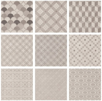 Керамогранит SG1575N Карнаби-Стрит орнамент беж 20*20*8 (23шт/0,92м2), м2