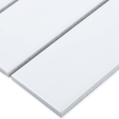 Керамическая мозаика, White Matt 47x147, Brick & Metro Керамическая мозаика, White Matt 47x147, Brick & Metro