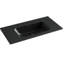 Умывальник накладной прямоугольный (цвет Черный Матовый) Element 910*465*180мм