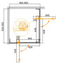 SLIDER-A-2-100/110-GRIGIO-BORO Душевой уголок, Условный размер, мм:(1000-1100)x(1000-1100)x1950 Габариты с диапазоном регулировок, мм:(1000-1100)x(1000-1100)x1950  SLIDER-A-2-100/110-GRIGIO-BORO Душевой уголок, Условный размер, мм:(1000-1100)x(1000-1100)x1950 Габариты с диапазоном регулировок, мм:(1000-1100)x(1000-1100)x1950