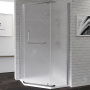Душевой уголок RGW Passage PA-81 80x80 01088188-21 профиль Хром стекло матовое-сатинат