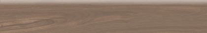Плинтус Альберони коричневый матовый обрезной 60x9,5x0,9
