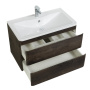 Тумба с раковиной подвесная BelBagno ALBANO 80 Rovere Nature Grigio, раковина белая Тумба с раковиной подвесная BelBagno ALBANO 80 Rovere Nature Grigio, раковина белая