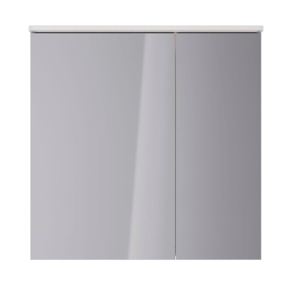 Шкаф зеркальный Lemark ZENON 80х80см 2-х дверный, с козырьком-подсветкой, с розеткой, цвет корпуса: Белый глянец Шкаф зеркальный Lemark ZENON 80х80см 2-х дверный, с козырьком-подсветкой, с розеткой, цвет корпуса: Белый глянец