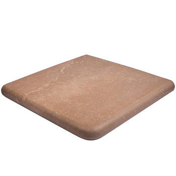 Ступень угловая CARTABON STONE BROWN 33х33х4, Stone Ступень угловая CARTABON STONE BROWN 33х33х4, Stone