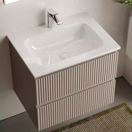 Тумба подвесная SANCOS Snob R 590х445х500, c двумя ящиками оснащенными доводчиками, Doha Soft, арт.SNR60SM