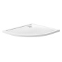 TRAY-MR-UNO-R-90-550-35-NERO-CR Поддон из искусственного мрамора в комплекте с сифоном с декоративной накладкой (хром), чёрный TRAY-MR-UNO-R-90-550-35-NERO-CR Поддон из искусственного мрамора в комплекте с сифоном с декоративной накладкой (хром), чёрный