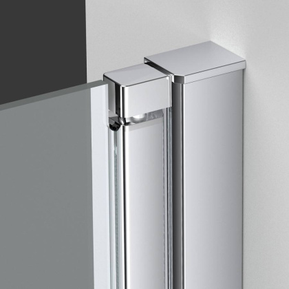 Душевая дверь Alpha VDP-3AL750MT , хром, стекло текстурное