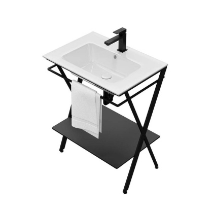 Металлическая структура PIANO Next напольная 65, черная матовая PIA.N.65\BLK