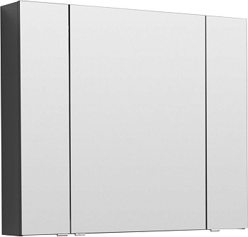 Зеркало-шкаф Aquanet Алвита 100 серый антрацит Зеркало-шкаф Aquanet Алвита 100 серый антрацит