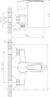 Смеситель Rossinka T40-41 для душа Смеситель Rossinka T40-41 для душа