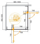 SLIDER-A-2-100/110-GRIGIO-BORO Душевой уголок, Условный размер, мм:(1000-1100)x(1000-1100)x1950 Габариты с диапазоном регулировок, мм:(1000-1100)x(1000-1100)x1950  SLIDER-A-2-100/110-GRIGIO-BORO Душевой уголок, Условный размер, мм:(1000-1100)x(1000-1100)x1950 Габариты с диапазоном регулировок, мм:(1000-1100)x(1000-1100)x1950