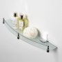 Leine K-5044WHITE (ранее К-5024WHITE) Полка стеклянная с бортиком Leine K-5044WHITE (ранее К-5024WHITE) Полка стеклянная с бортиком