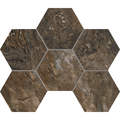 Мозаика BR04 Hexagon 25x28,5 непол. Мозаика BR04 Hexagon 25x28,5 непол.