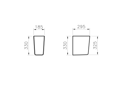 Полупьедестал VitrA S20 5281B003-7201 фарфор белый
