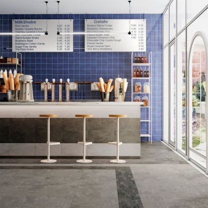 Декор SBM009\SG4583 Ламелла серый светлый мозаичный 25*50.2*9.5 (уп\10шт), шт