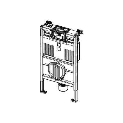 Застенный модуль TECEprofil со смывным бачком Uni, для универсального подключения к унитазу-биде, высота 820 мм (9300380)