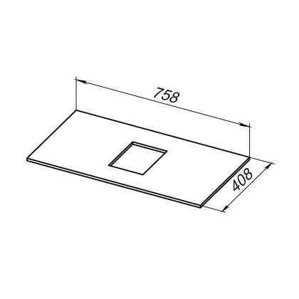 Столешница Allen Brau Priority 1.31010.DG-S 80 dark grey structure, шт Столешница Allen Brau Priority 1.31010.DG-S 80 dark grey structure, шт