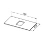 Столешница Allen Brau Priority 1.31010.DG-S 80 dark grey structure, шт Столешница Allen Brau Priority 1.31010.DG-S 80 dark grey structure, шт