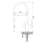 Смеситель для кухни с гибким изливом Shevanik S178 S178T