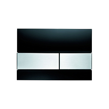 Стеклянная панель смыва унитаза TECEsquare для системы с двойным смывом