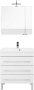 Мебель для ванной Aquanet Верона 75 белый (напольный 3 ящика)