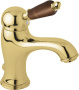 ELITE-LSM1-02-M Смеситель для раковины однорычажный с донным клапаном, исполнение бронза, ручка бронз