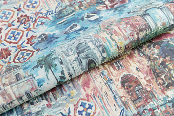 Обои виниловые Впечатление мотив, цветной