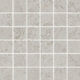 Декор Про Лаймстоун серый светлый матовый мозаичный 30x30x0,9