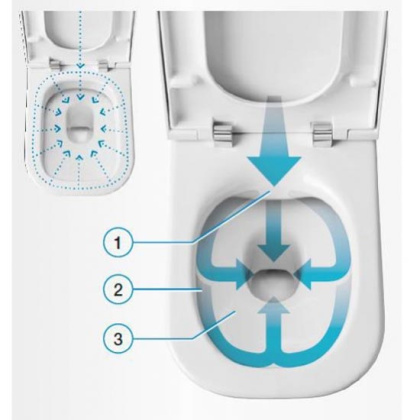 Унитаз подвесной Roca Gap безободковый 34647L000