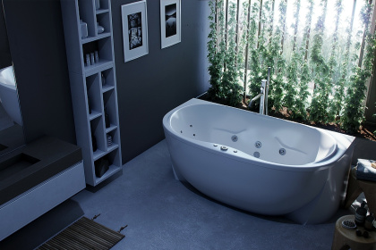 Ванна  Мелисса пустая с фр.экр. (вклеенный каркас)