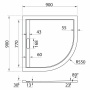 Поддон из искусственного мрамора CEZARES TRAY-AS-R-90-30-W Поддон из искусственного мрамора CEZARES TRAY-AS-R-90-30-W