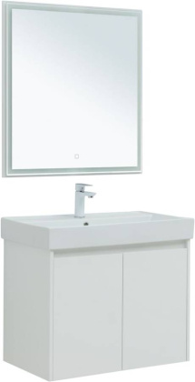 Мебель для ванной Aquanet Nova Lite 75 белый глянец (2 дверцы) Мебель для ванной Aquanet Nova Lite 75 белый глянец (2 дверцы)