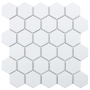 Керамическая мозаика, Hexagon small White Matt 51x59, Geometry