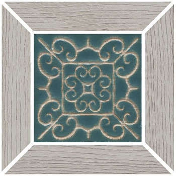 Вставка Тровазо наборный серый светлый матовый 13x13x0,9 Вставка Тровазо наборный серый светлый матовый 13x13x0,9