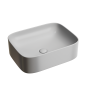 Умывальник чаша накладная прямоугольная (цвет Серый Матовый) Element 505*380*150мм