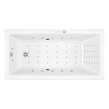 Ванна EXCELLENT Wave Slim 160x80 "NANO" (хром) Ванна EXCELLENT Wave Slim 160x80 "NANO" (хром)